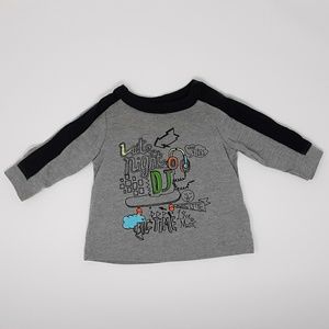 Circo Newborn Baby Late Night DJ Long Sleeve Shirt